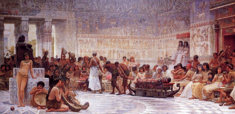 An Egyptian Feast by Edwin Long