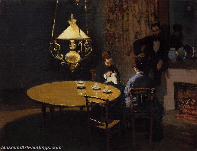 An Interior after Dinner Painting