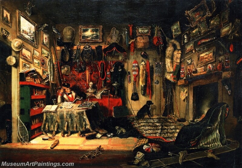 An Officers Room in Montreal Painting