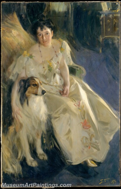 Anders Zorn Mrs Walter Rathbone Bacon Virginia Purdy died Painting