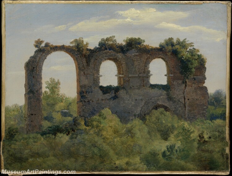 Andre Giroux A Section of the Claudian Aqueduct Rome Painting