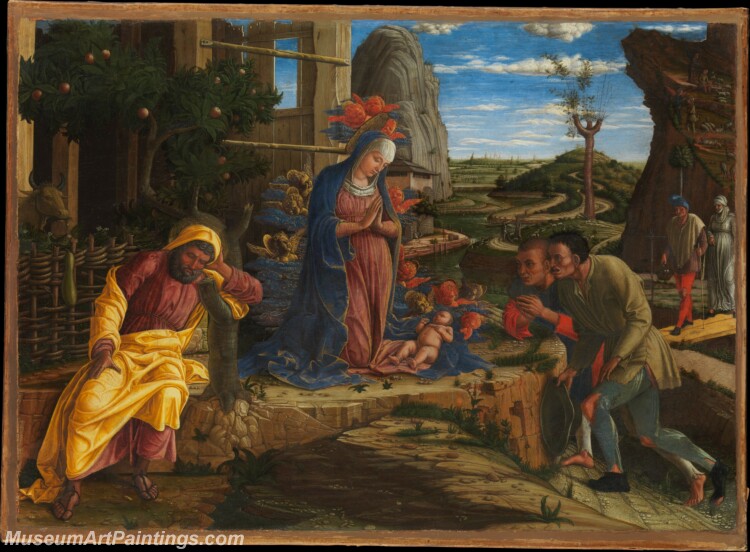 Andrea Mantegna The Adoration of the Shepherds Painting