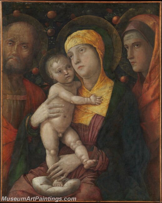 Andrea Mantegna The Holy Family with Saint Mary Magdalen Painting