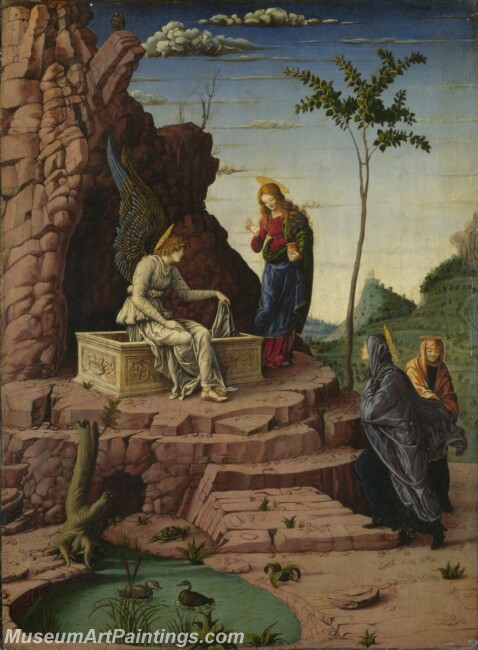 Andrea Mantegna The Maries at Sepulchre Painting