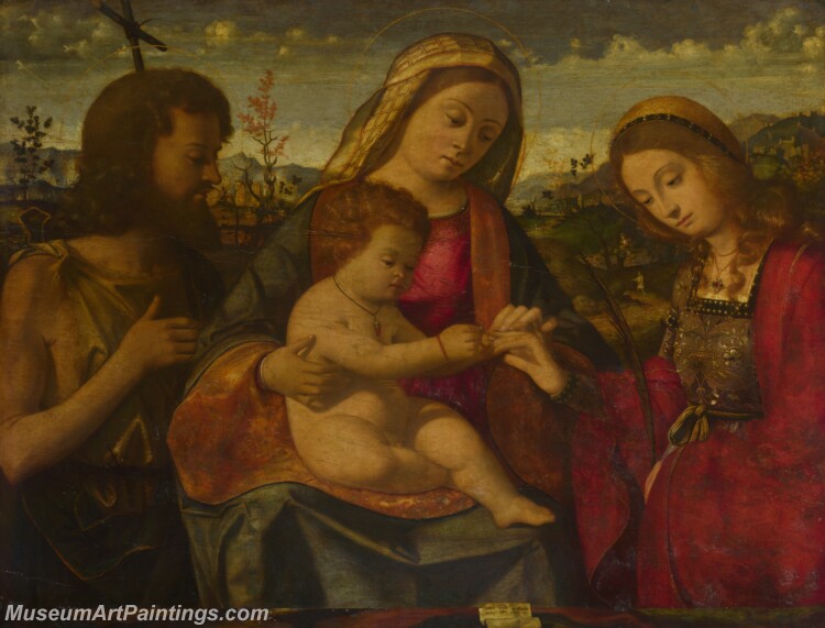 Andrea Previtali The Virgin and Child with Saints Painting