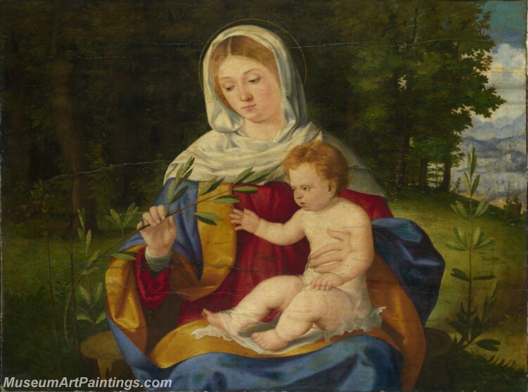 Andrea Previtali The Virgin and Child with a Shoot of Olive Painting