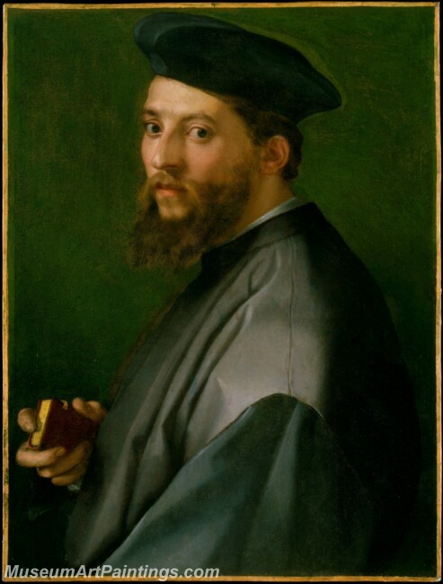 Andrea del Sarto Portrait of a Man Painting