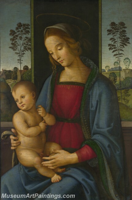 Andrea di Aloigi The Virgin and Child Painting