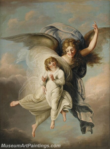 Angel and Child Painting