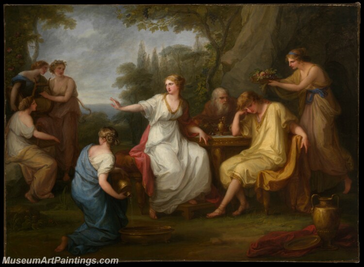 Angelica Kauffmann The Sorrow of Telemachus Painting