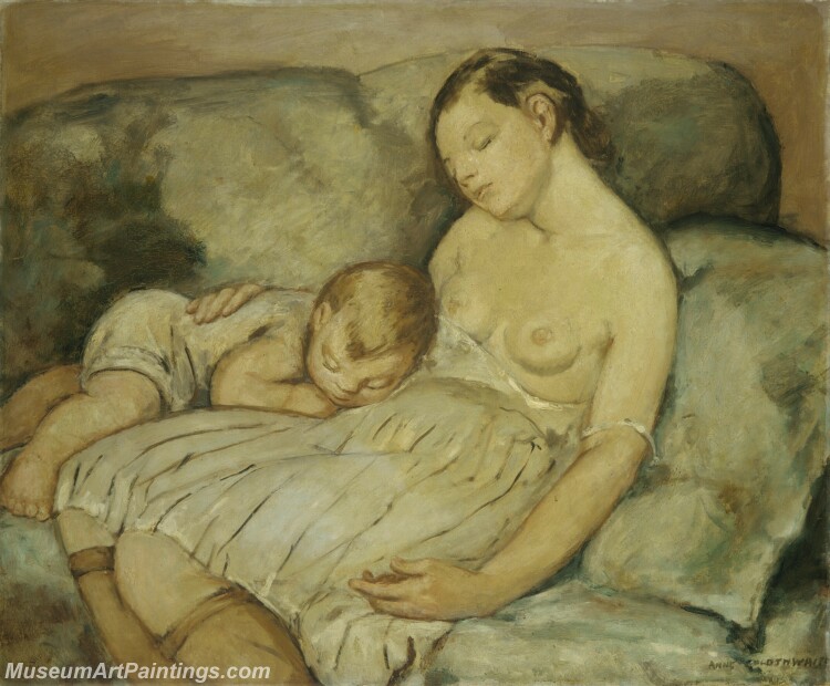 Anne Goldthwaite The Green Sofa Painting