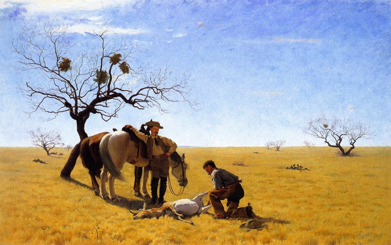 Antelope Hunters Texas by Chester Loomis