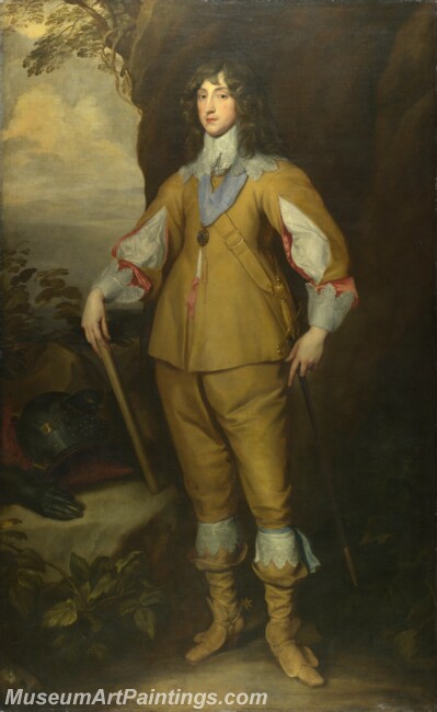 Anthony van Dyck Prince Charles Louis Count Palatine Painting