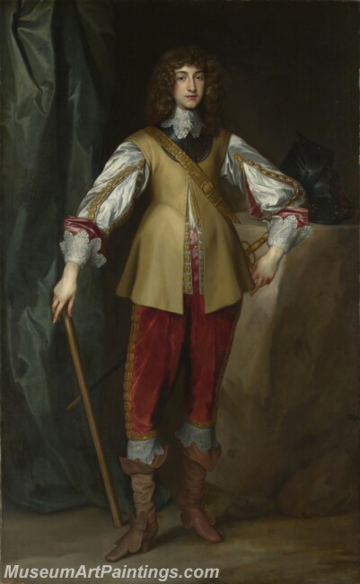 Anthony van Dyck Prince Rupert Count Palatine Painting