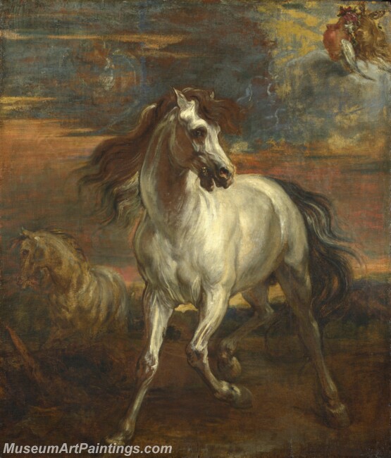 Anthony van Dyck The Horses of Achilles Painting