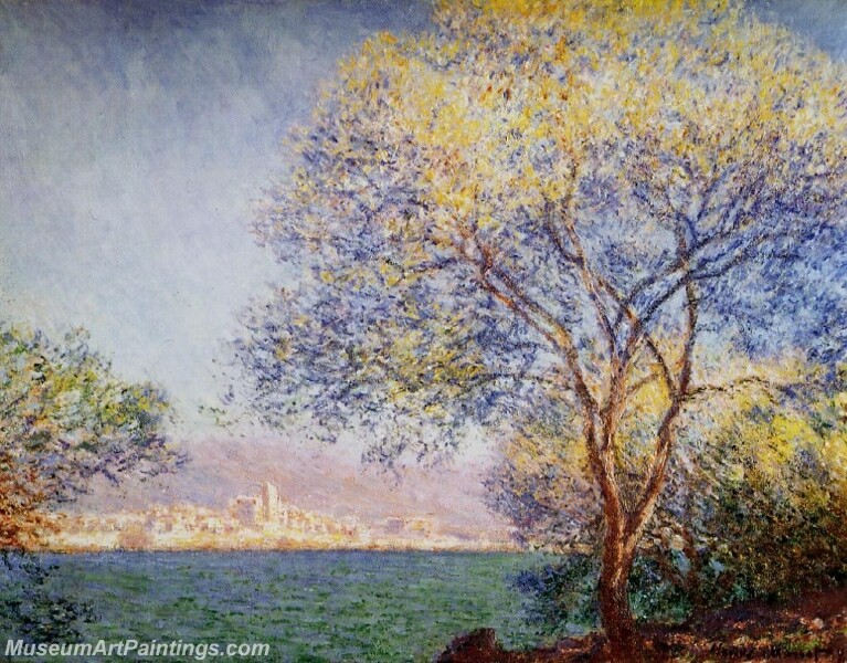 Antibes in the Morning Painting