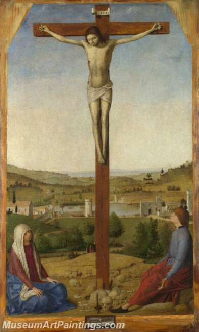 Antonello da Messina Christ Crucified Painting