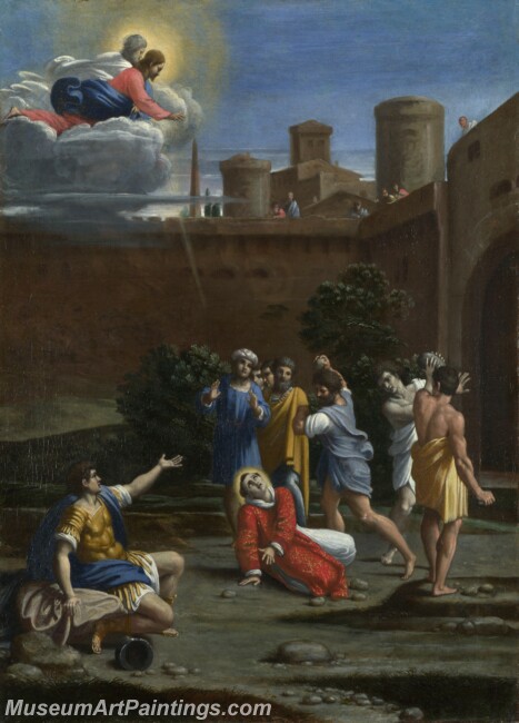 Antonio Carracci The Martyrdom of Saint Stephen Painting