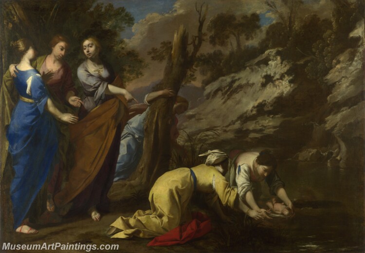 Antonio De Bellis The Finding of Moses Painting