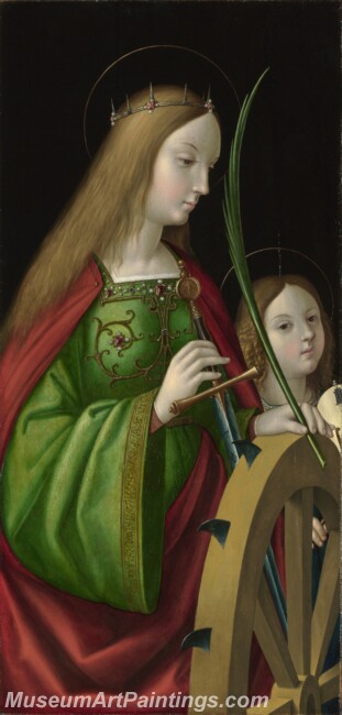 Antonio de Solario Saint Catherine of Alexandria 1 Painting