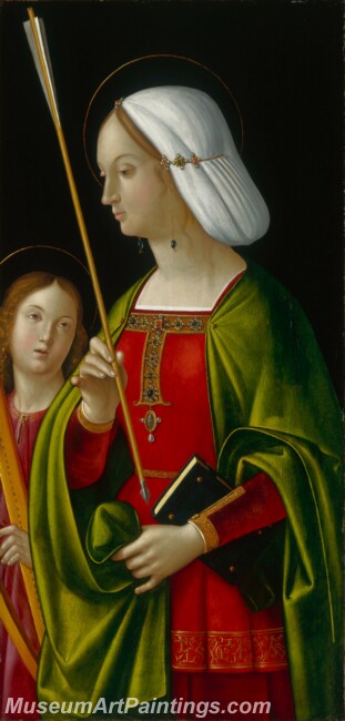 Antonio de Solario Saint Ursula 1 Painting