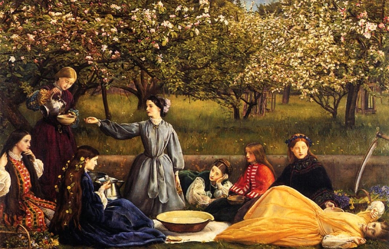 Apple Blossoms by Sir John Everett Millais