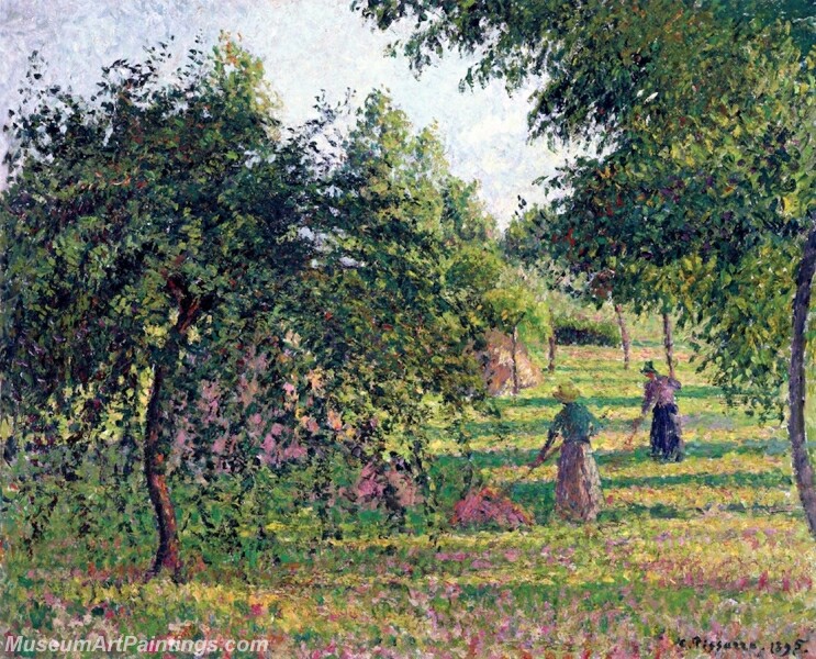 Apple Trees and Tedders Eragny Painting