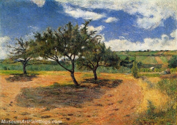 Apple Trees at l'Hermitage III Painting