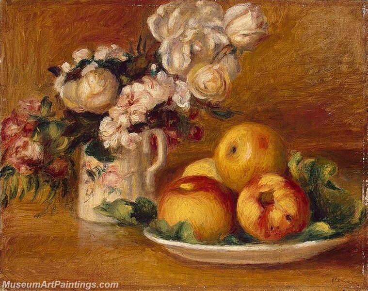 Apples and Flowers Painting