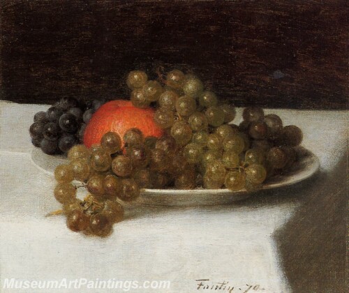 Apples and Grapes Painting
