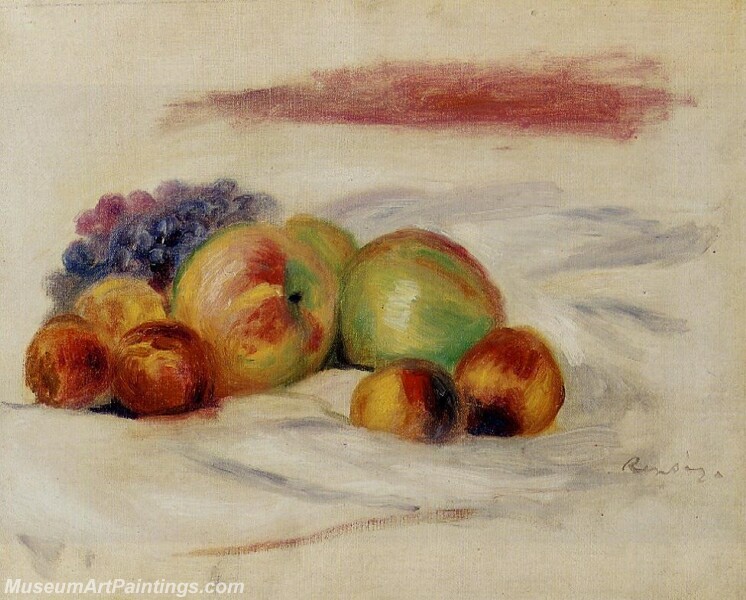 Apples and Grapes Painting