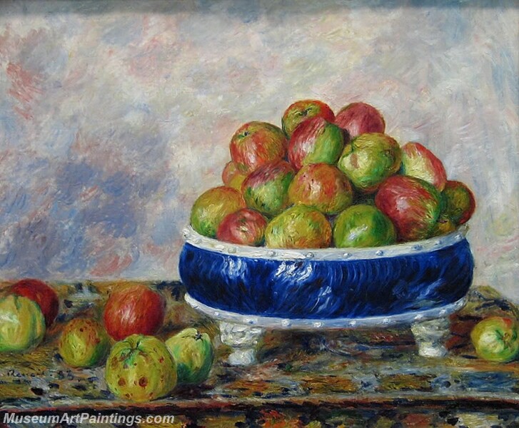 Apples in a dish Painting