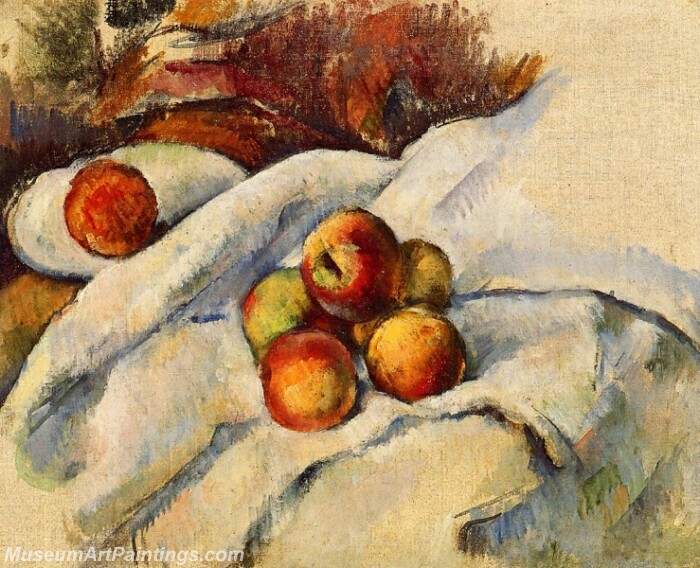 Apples on a Sheet Painting