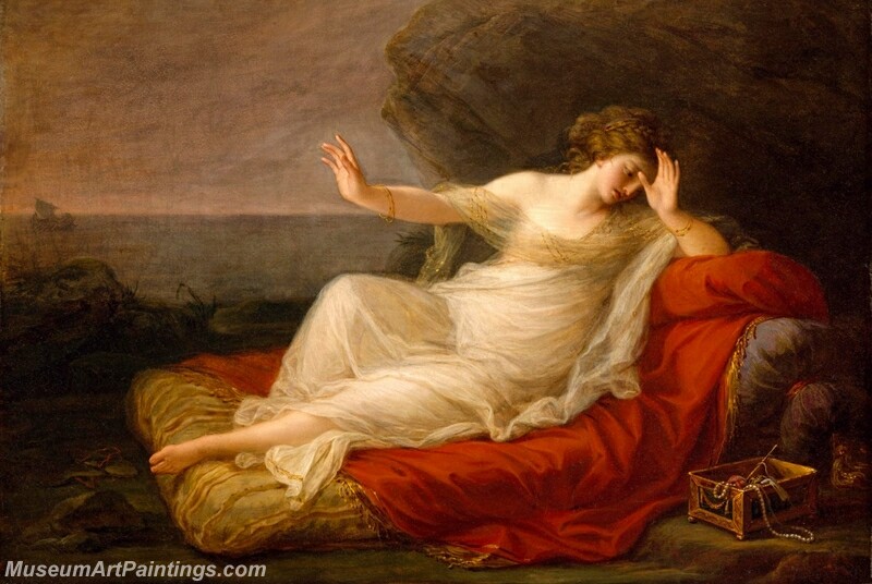Ariadne Abandoned by Theseus on Naxos Painting