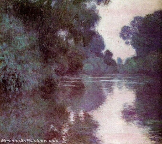 Arm of the Seine near Giverny Painting