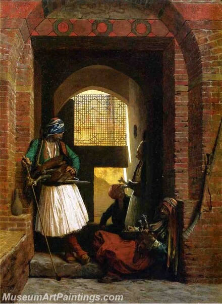 Arnaut Guards in Cairo Painting