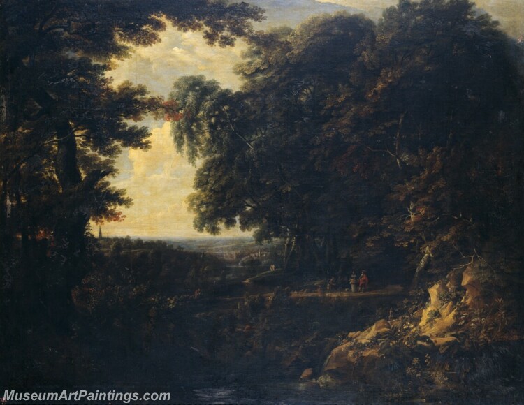 Arthois Jacques d Paisaje Painting