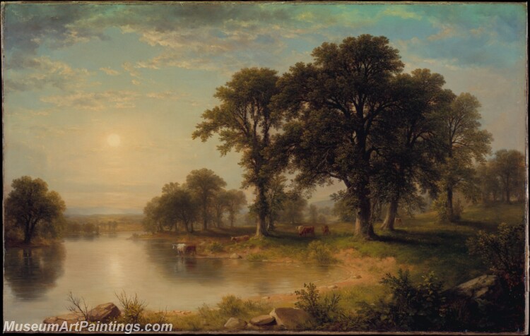 Asher Brown Durand Summer Afternoon Painting