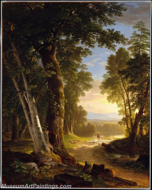 Asher Brown Durand The Beeches Painting