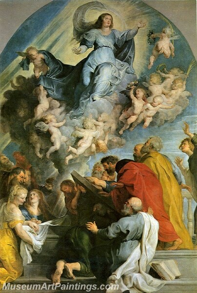 Assumption of the Virgin Painting