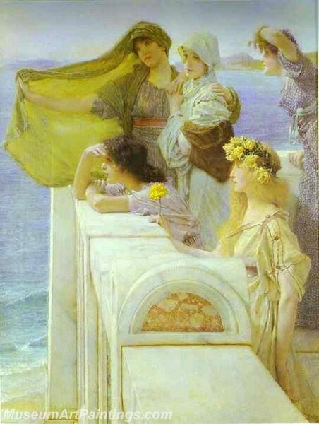 At Aphrodites Cradle Painting