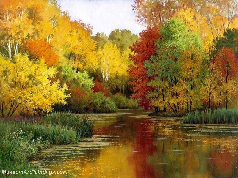 Autumn Landscape Paintings 001