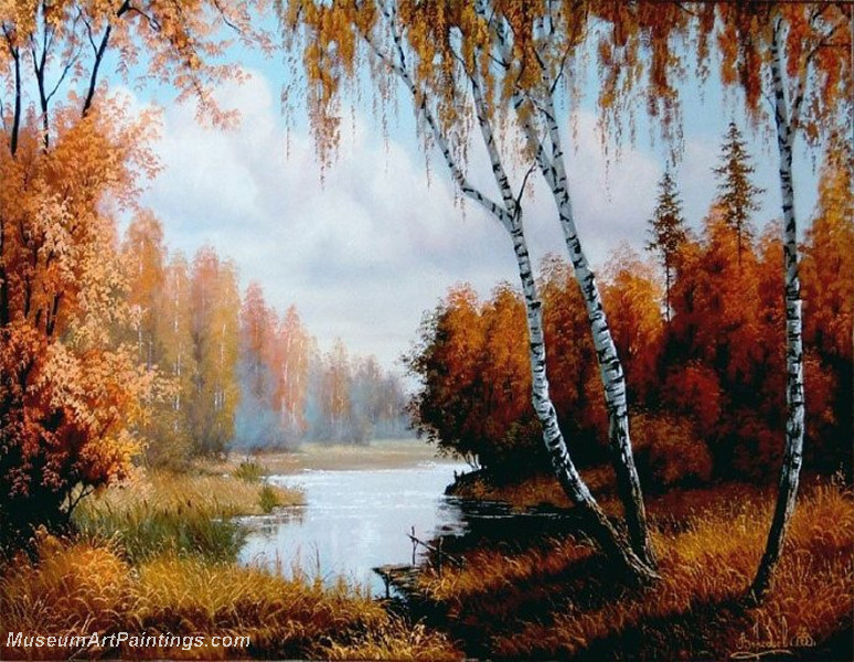 Autumn Landscape Paintings 002