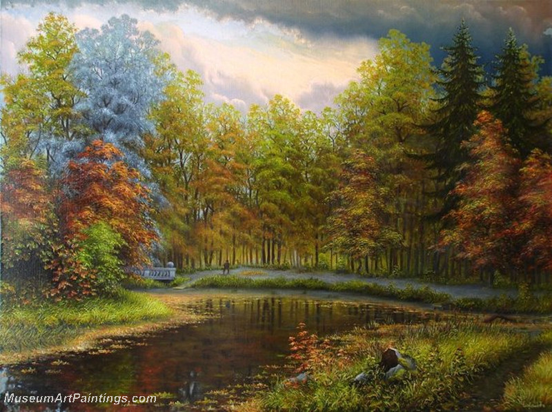 Autumn Landscape Paintings 010
