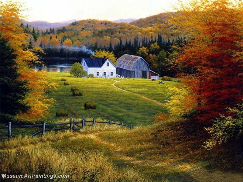 Autumn Landscape Paintings 016