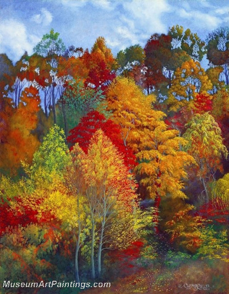 Autumn Landscape Paintings 018