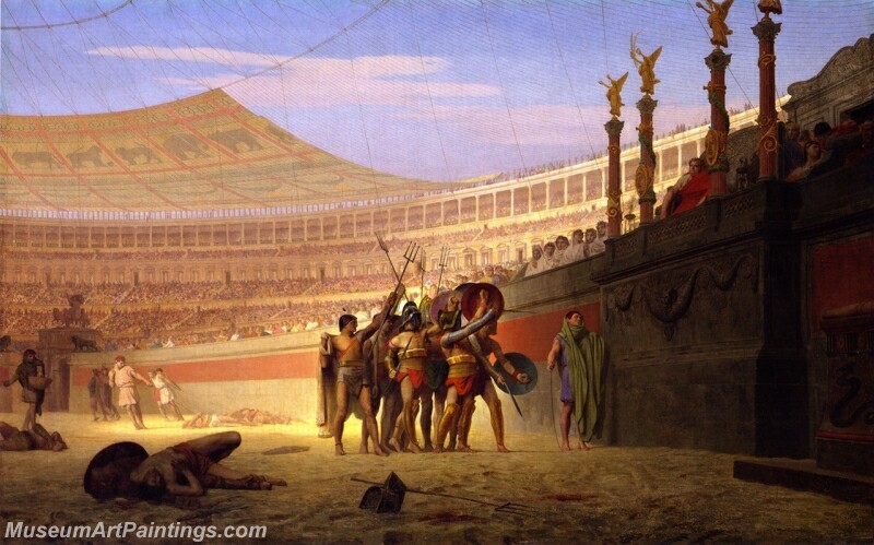 Ave Caesar Morituri Te Salutant Painting