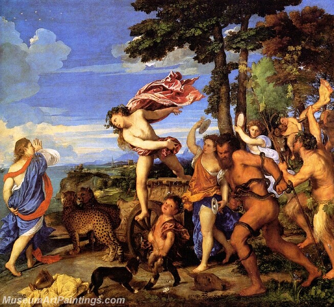 Bacchus and Ariadne Painting