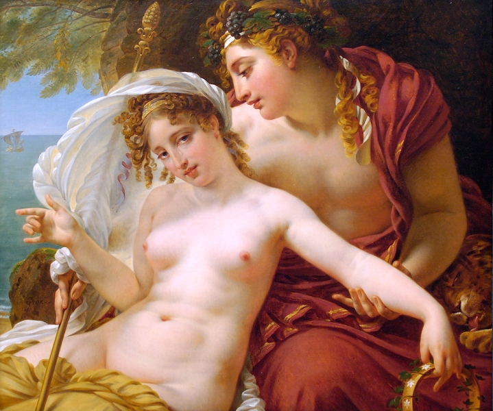 Bacchus and Ariadne by Antoine Jean Gros