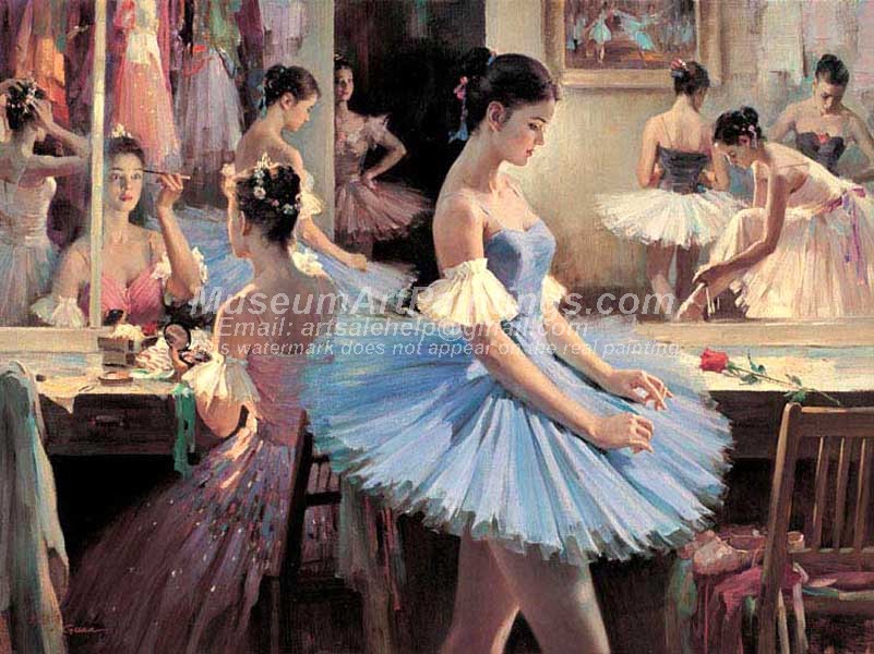 Ballet Oil Painting 004